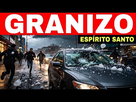 🚨TEMPORAL de GRANIZO no ESPÍRITO SANTO nesta segunda-feira (13) 😱