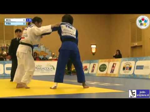 Judo 2013 Grand Prix Miami: Adiyasambuu (MGL) - Gneto (FRA) [-52kg] semi-final