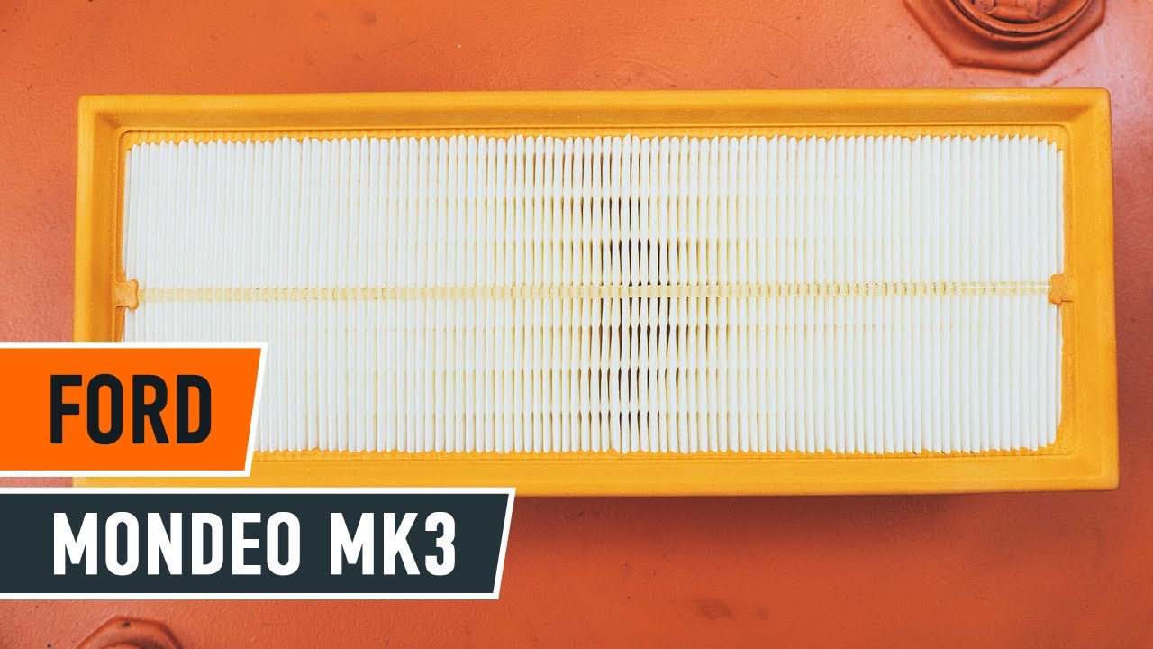 Jak vyměnit vzduchový filtr na Ford Mondeo Mk3 sedan – návod k výměně