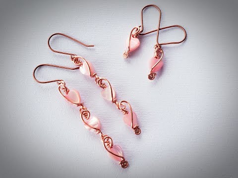 Beebeecraft - Chained Heart Earrings- Cheryl St. Pierre