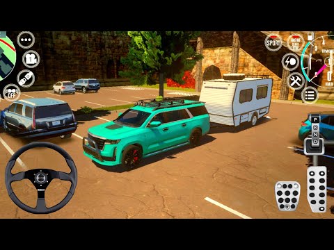 BMW X7 & Cadillac Escalade 2025 Road Trip | European Countryside Driving School Simulator EVO