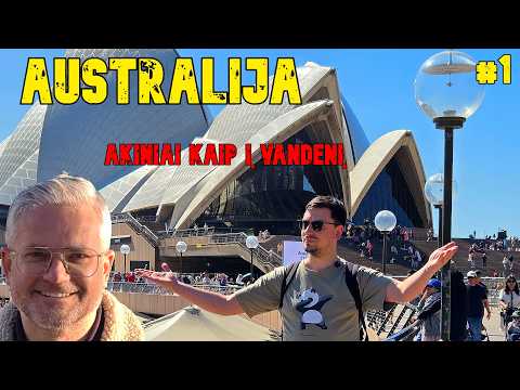 AUSTRALIJA: 30 VALANDŲ SKRYDIS, NUSKENDĘ AKINIAI IR ŽIČKUS