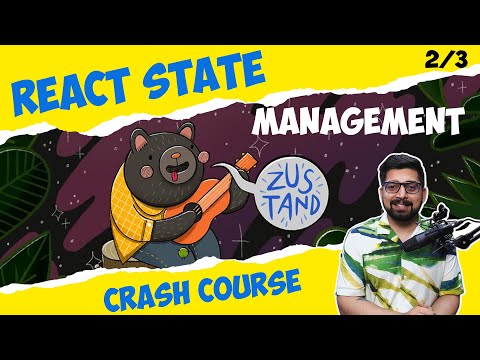 React state management crash course Zustand
