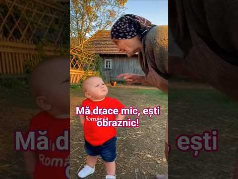 Mă drace mic, ești obraznic! #fyp #viral #funny #romania #baby #shorts #viralvideo