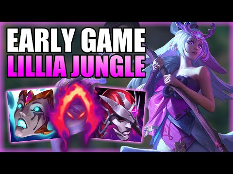 HOW TO PLAY LILLIA JUNGLE & WIN THE EARLY GAME - Season 11 Lillia Jungle Guide - League of Legends