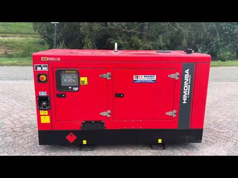 Starting up Himoinsa HYW 17.5 - 25 kVA Yanmar aggregaat generatorset stroomgroep