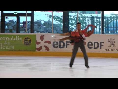 Estelle ELIZABETH et Romain LE GAC - FD - Championnat de France Juniors - Epinal 2013