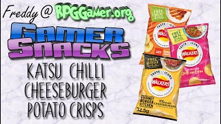 Gamer Snacks: Katsu, Chilli, & Cheeseburger Potato Crisps