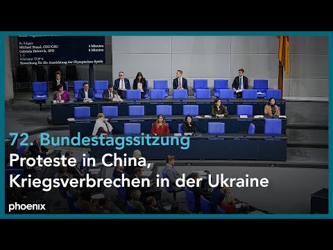 72. Sitzung des Deutschen Bundestages