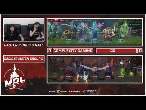 Complexity Gaming vs OG Game 1 (Bo3) | MDL Paris Disneyland Major Group Stage