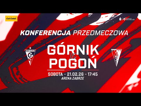Konferencja prasowa przed meczem Górnik Zabrze - Pogoń Szczecin