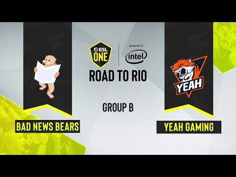 CS:GO - Yeah Gaming vs. Bad News Bears [Overpass] Map 2 - ESL One Road to Rio - Group B - NA