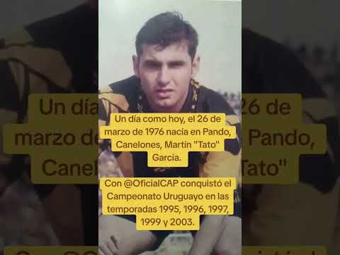 26 de marzo de 1976 nacía en Pando, Canelones, Martín "Tato" García.#carbonerosporelmundo #peñarol