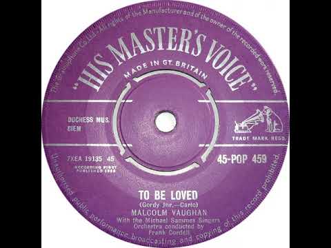UK New Entry 1958 (52) Malcolm Vaughan - To Be Loved