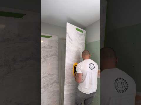 How to install stone composite shower pan and panels. #diy #shower #bathroomremodeling #bathremodel