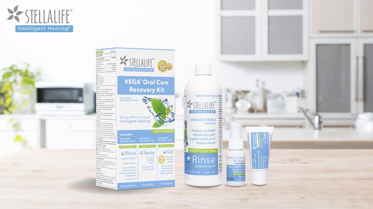 VEGA Oral Recovery Care Dental Healing Spray, Gel, Rinse StellaLife