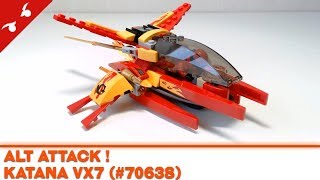 YouTube thumbnail: [ALT ATTACK !] Katana VX7 (Ninjago #70638) [FR]