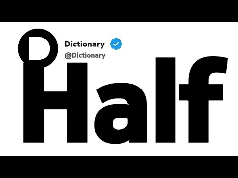 Synonyms For Half