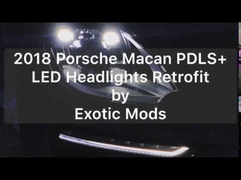 Wished that your Porsche Macan had BRIGHTER Headlights? ** PDLS+ LED Headlights Retrofit **