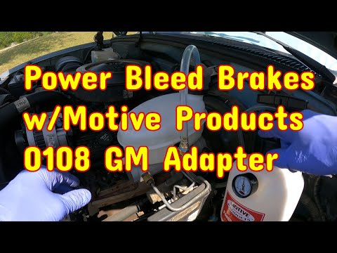Power Brake Bleeding a Chevy with Motive Products 0108 GM Adapter