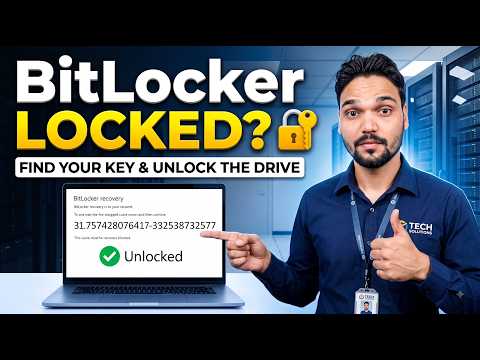 BitLocker Locked? 🔐 How to Find the Recovery Key & Unlock the Drive