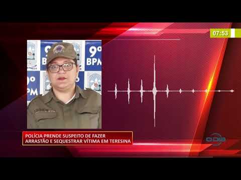 Suspeito de fazer arrastaÌƒo e sequestrar viÌtima eÌ preso em Teresina 24 09 2020