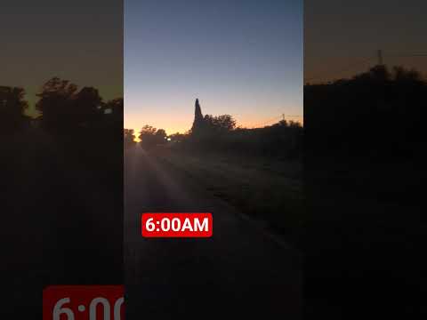 Capitan Sarmiento 🌤así se ve a las seis de la mañana