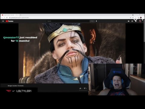 Tyler1 reacts to Budget Awaken Cinematic