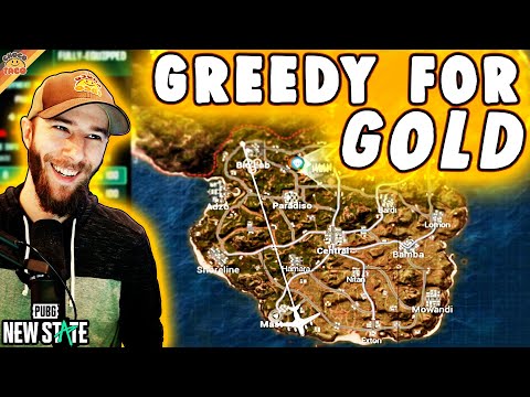 chocoTaco Is Greedy for Gold on NEW PUBGNSM MAP Akinta in Bounty Royale Mode - PUBG New State