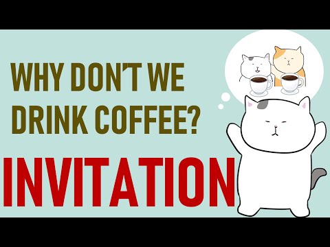 [GENKI Lesson 3] Let's drink coffee at a café - Invitation