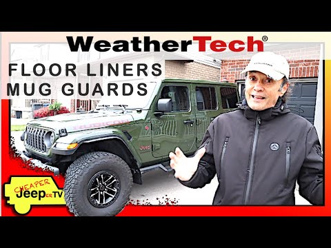WeatherTech Floor Liners and Mud Guards for the Jeep Wrangler JL