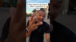 The best way to de stress after a long shift at work! #thestresssolution #lorrylife #trucker #truck