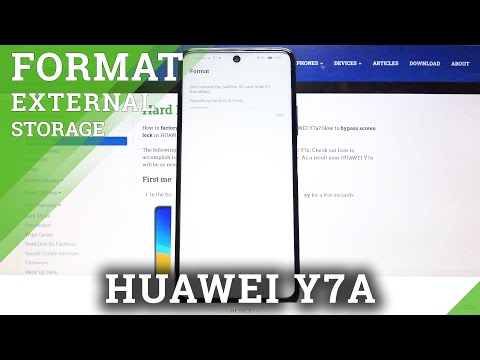 How to Format SD Card on HUAWEI Y7a – Default Formatting