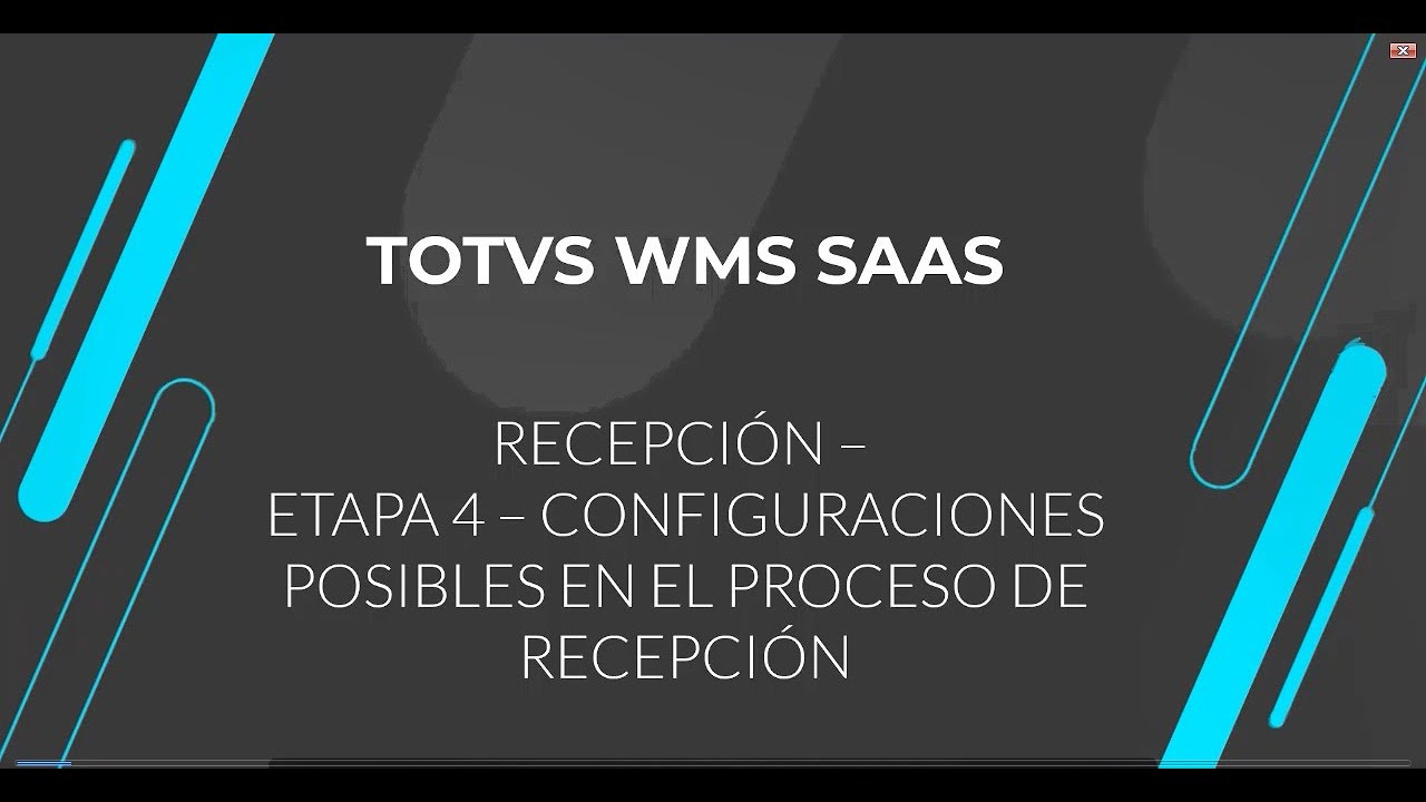 How To | WMS SaaS | Recepción | Etapa 4 - Configuraciones Posibles en el Proceso de Recepción