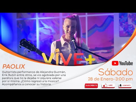 En Vivo: Entrevista con Paolix - Guitarrista performance de Alejandra Guzmán | Vive Más Tv