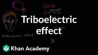 Triboelectric effect and charge | Physics | Khan Academy