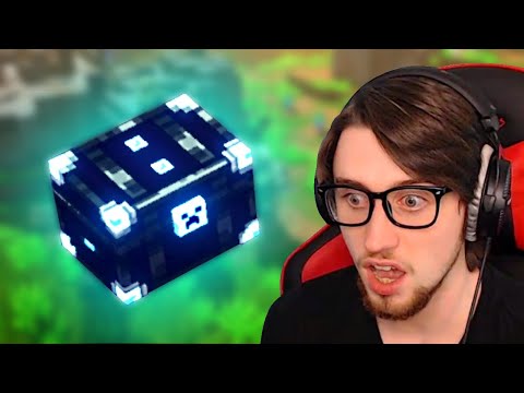 Minecraft Dungeons but I opened 20 Obsidian Chests in 1 video