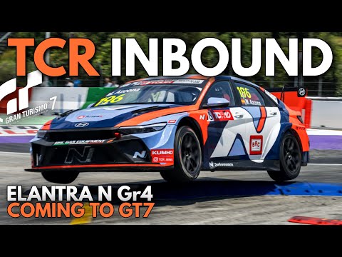Hyundai TCR Gr4 Car Coming to GT7 | Elantra N TCR Race Car | Gran Turismo 7 1.67 Update