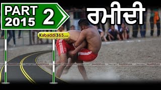 (1) Ramidi (Kapurthala) Kabaddi Tournament 18 Jun 2015