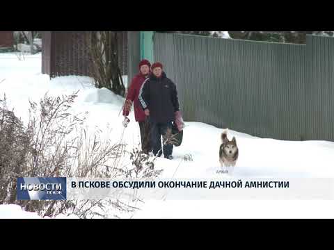 04.04.2019 / В Пскове обсудили окончание дачной амнистии