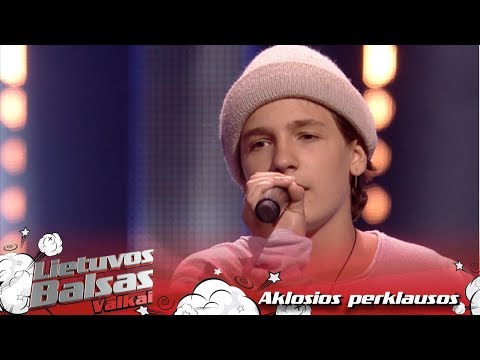 Laurynas  Motiekaitis - Dancing On My Own | Aklosios perklausos | Lietuvos Balsas. Vaikai