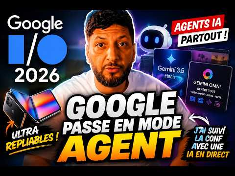 Miniature YouTube de la vidéo J’ai regardé Google I/O 2026 avec Realtime 2 : Google passe en mode AGENT