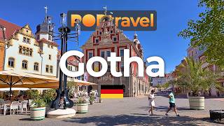 GOTHA, Germany - Summer Walking Tour - 4K HDR