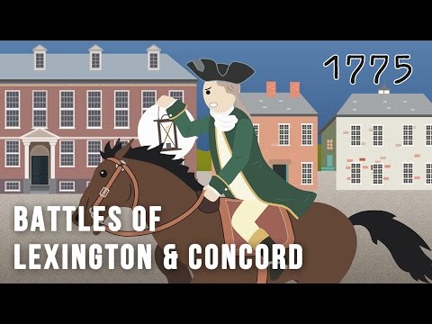 Battles of Lexington and Concord April 19, 1775, (The American Revolution)