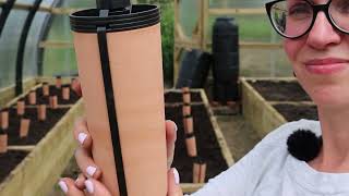 Planting the Polycrub with Summer Crops + a new OLLA watering system