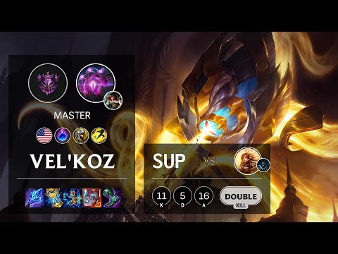 Vel'Koz Support vs Leona - NA Master Patch 11.10