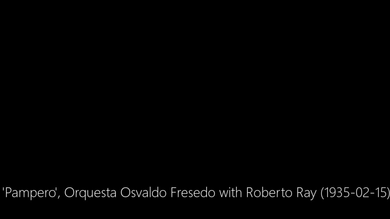Pampero (1935 version) - Fresedo