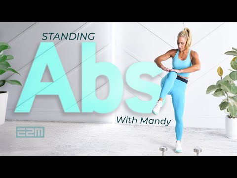 10-Minute Standing Abs Workout at Home | No Floor Needed! | E2M Fitness with Coach Mandy