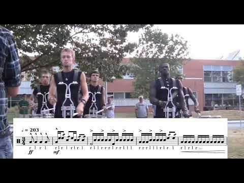 2012 Bluecoats Tenor Solo Transcription