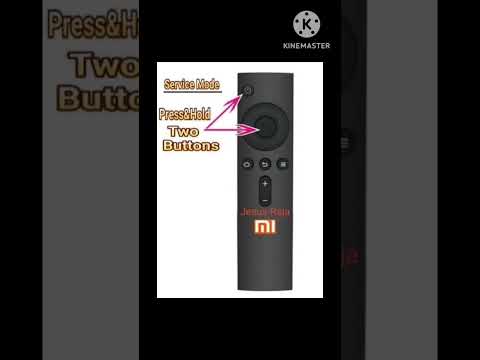 MI tv led service mode remote pairing Bluetooth